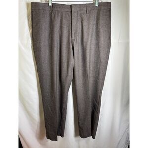 Banana Republic Men’s Brown 100% Wool Dress Pants 36x30 Standard Fit